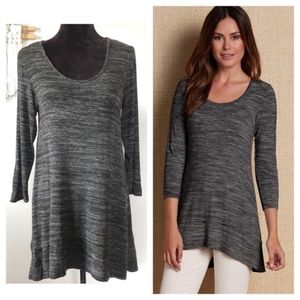 Soft Surroundings Heathered Gray Tunic Top   s
